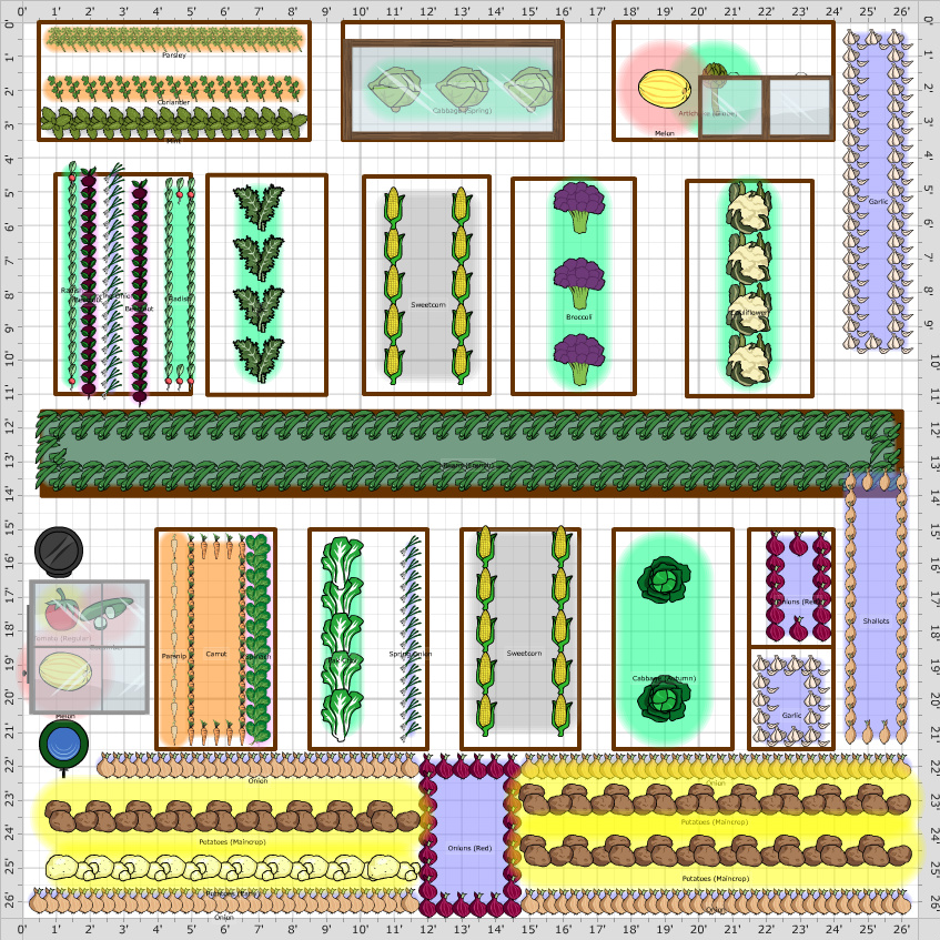 Garden Plan - 2016: Allotment plan spring