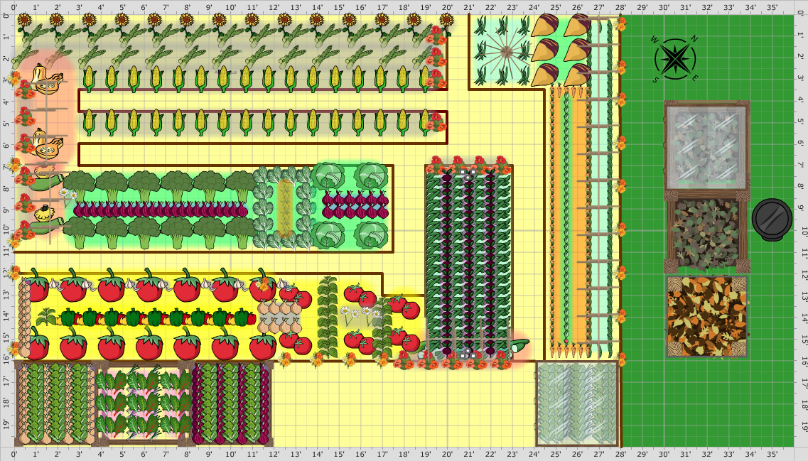 Garden Plan - 2016: Vegetable Garden 1