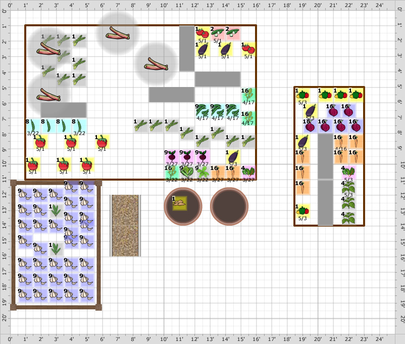 Garden Plan - 2016: vegetable garden1