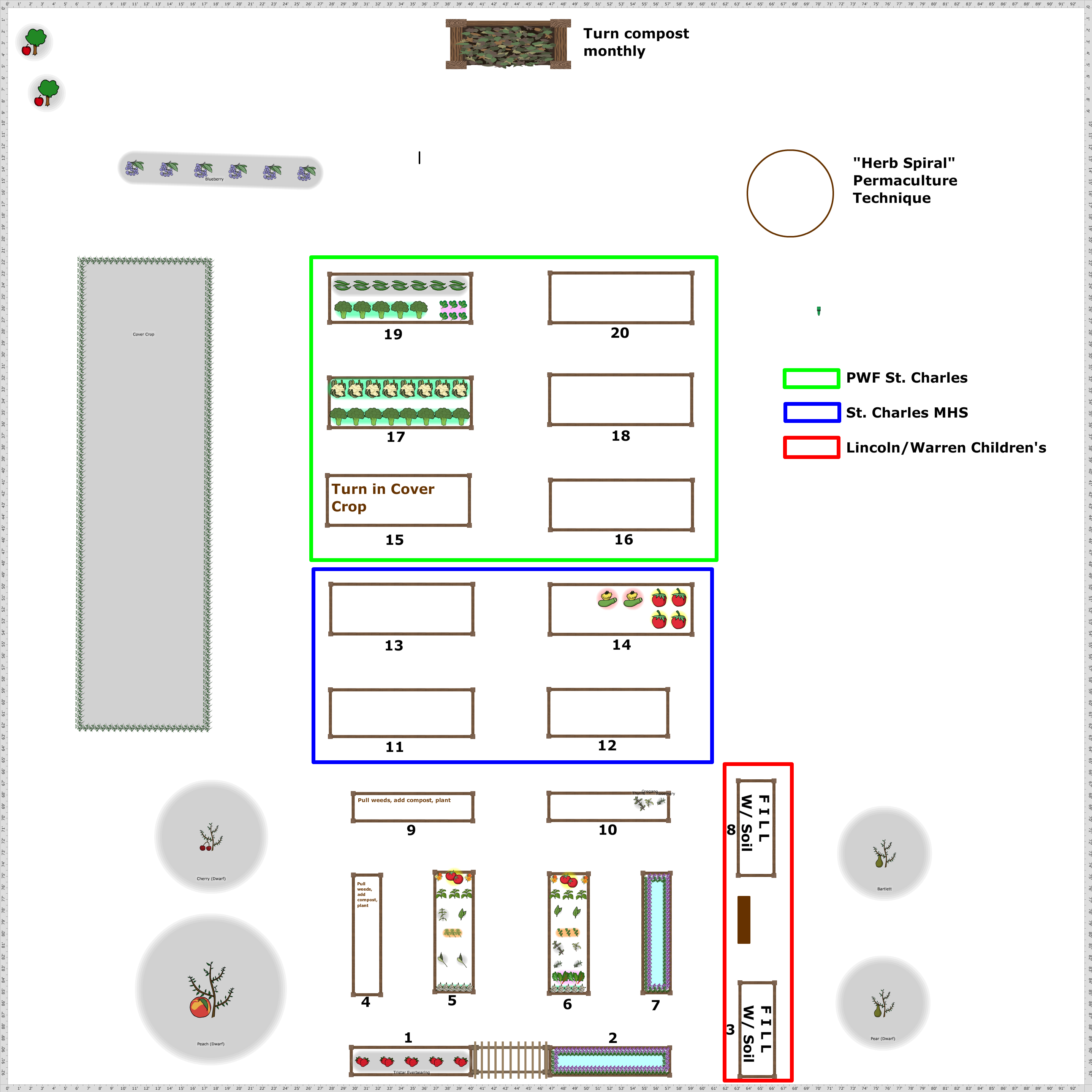 Garden Plan - 2016: Spring