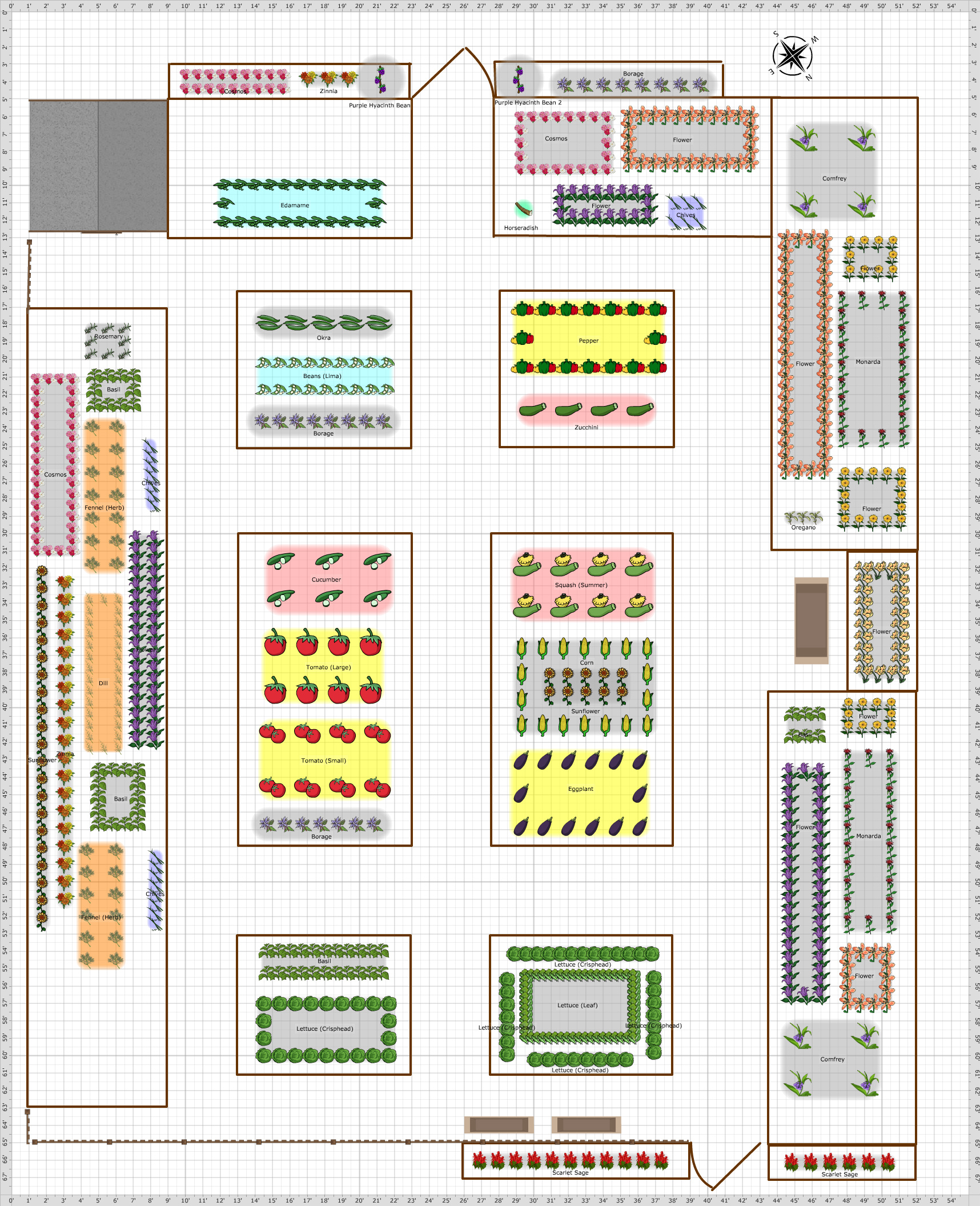 Garden Plan - 2016: Mordecai Garden