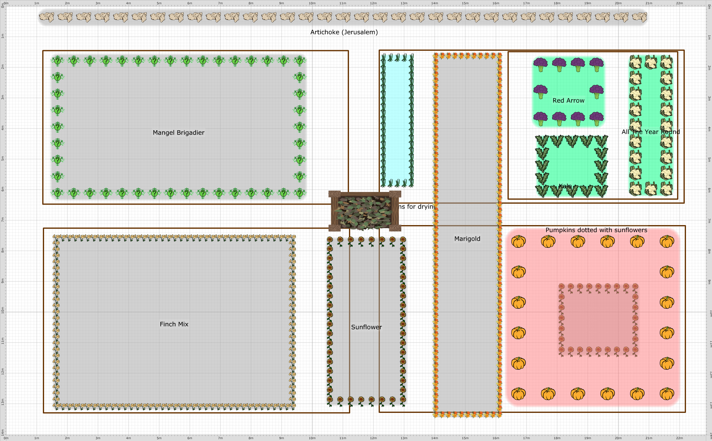 Garden Plan - 2017: Spare Veg Patch 2