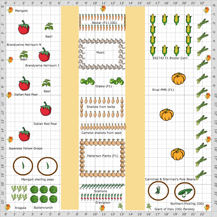 Garden Plan - 2016: First draft