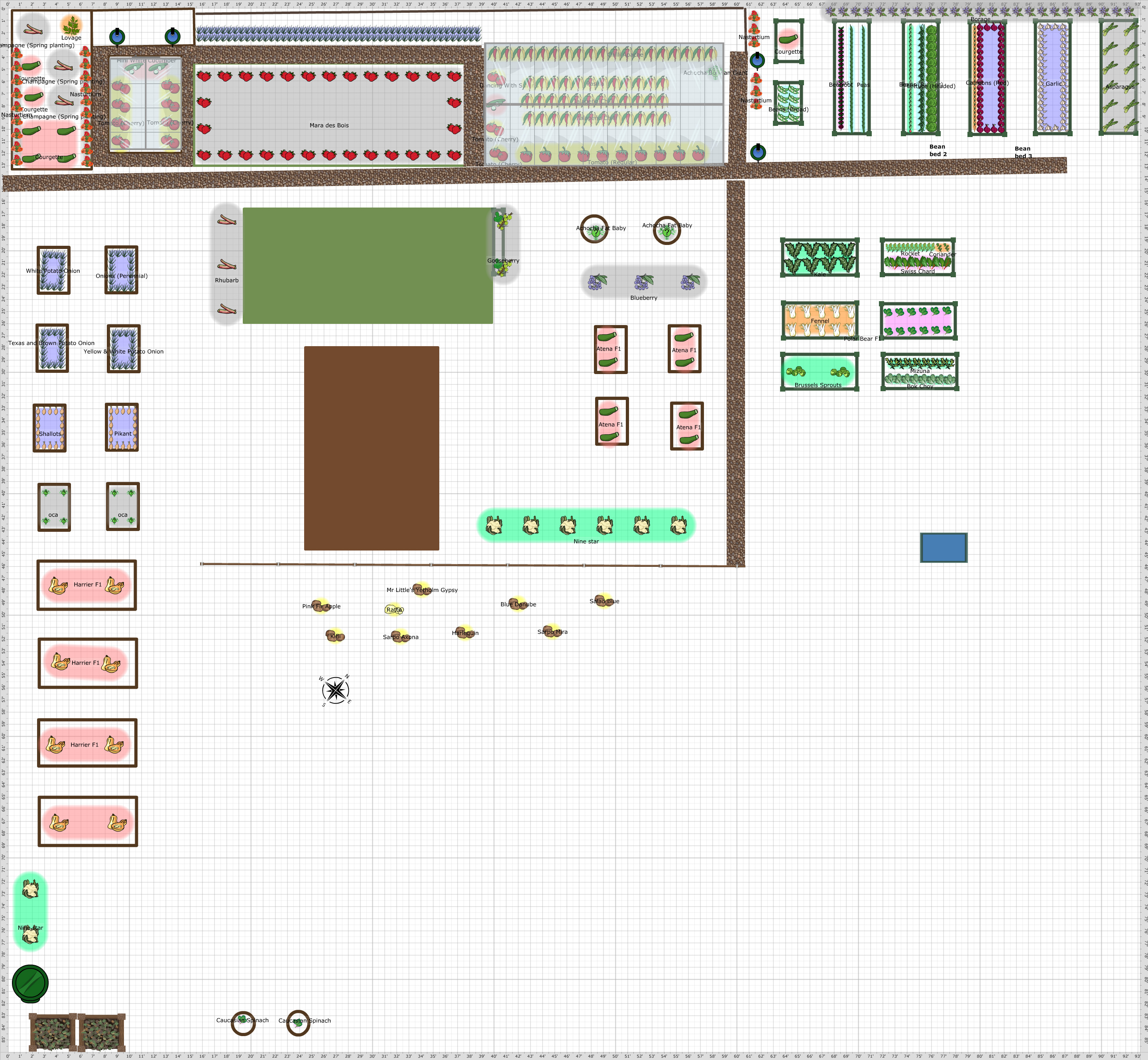 Garden Plan - 2016: Jackie And Johns