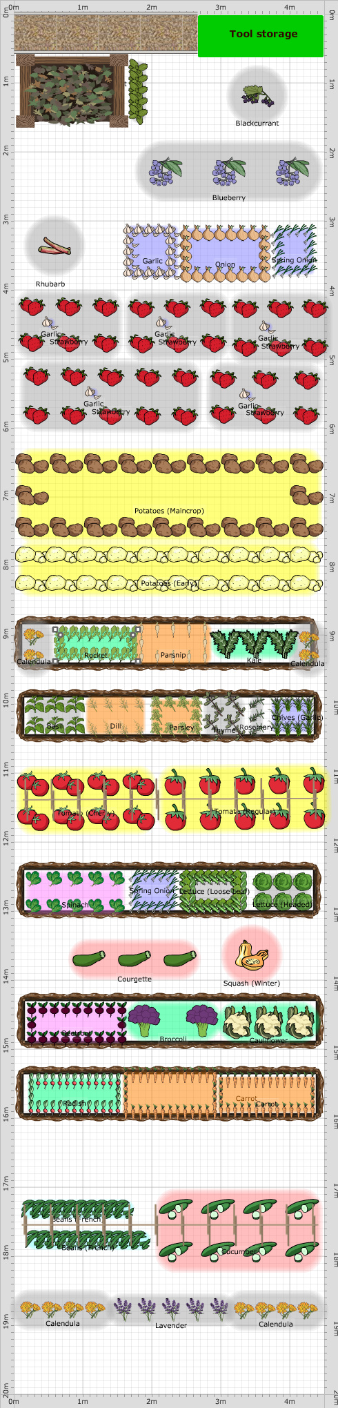 Garden Plan - 2016: Plot 38