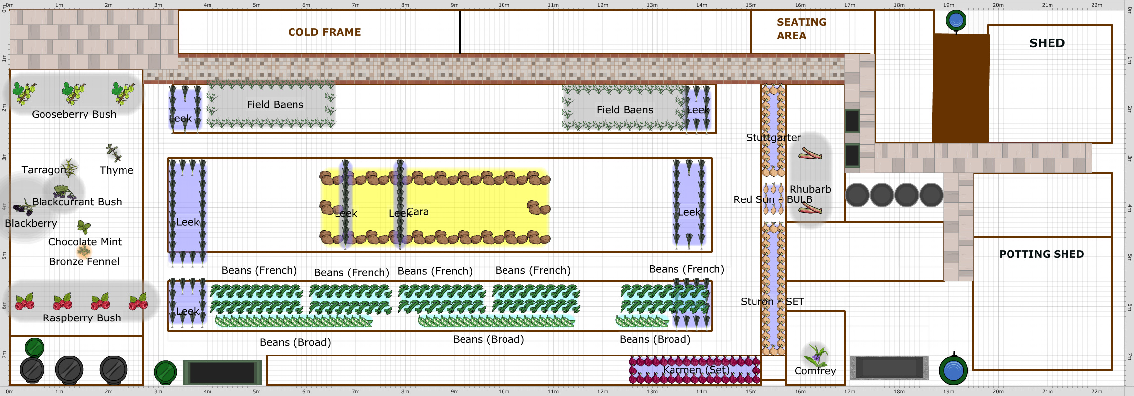 Garden Plan - 2017: Garden 34 Main