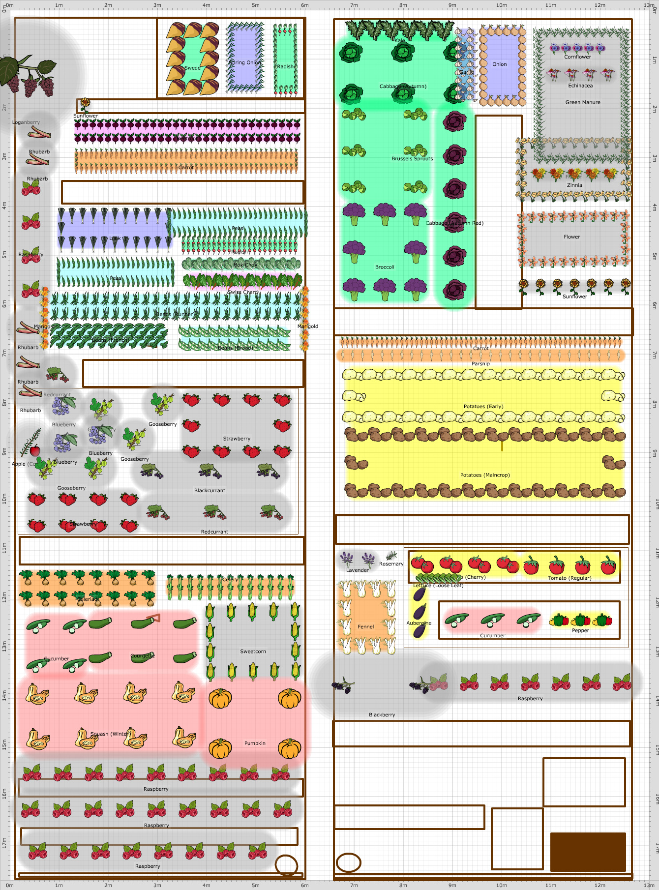 Garden Plan - 2017: Tim Allotment