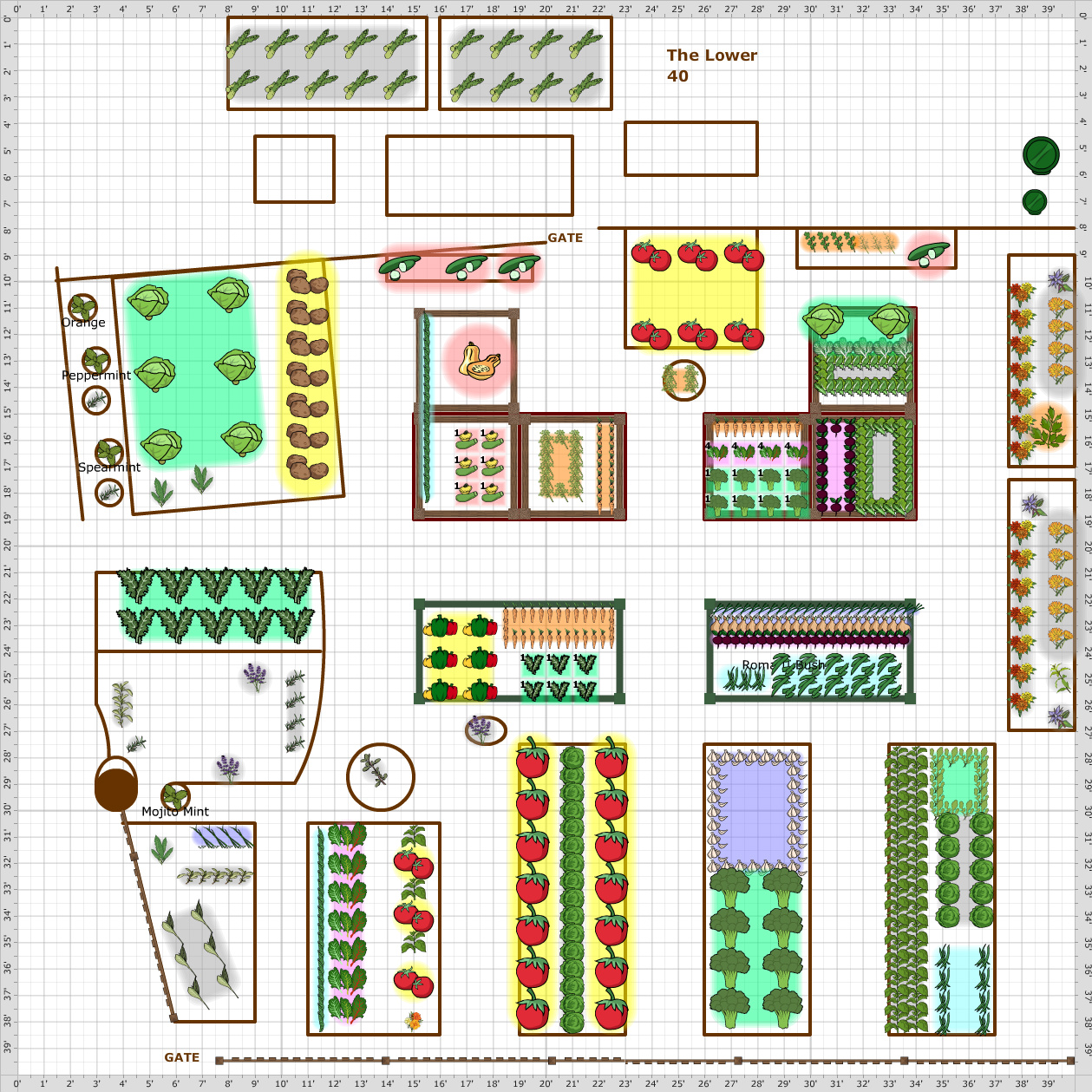 Garden Plan - 2017: Beecher Place Farm