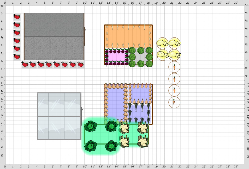 Garden Plan - 2017: My Veg Garden - Summer