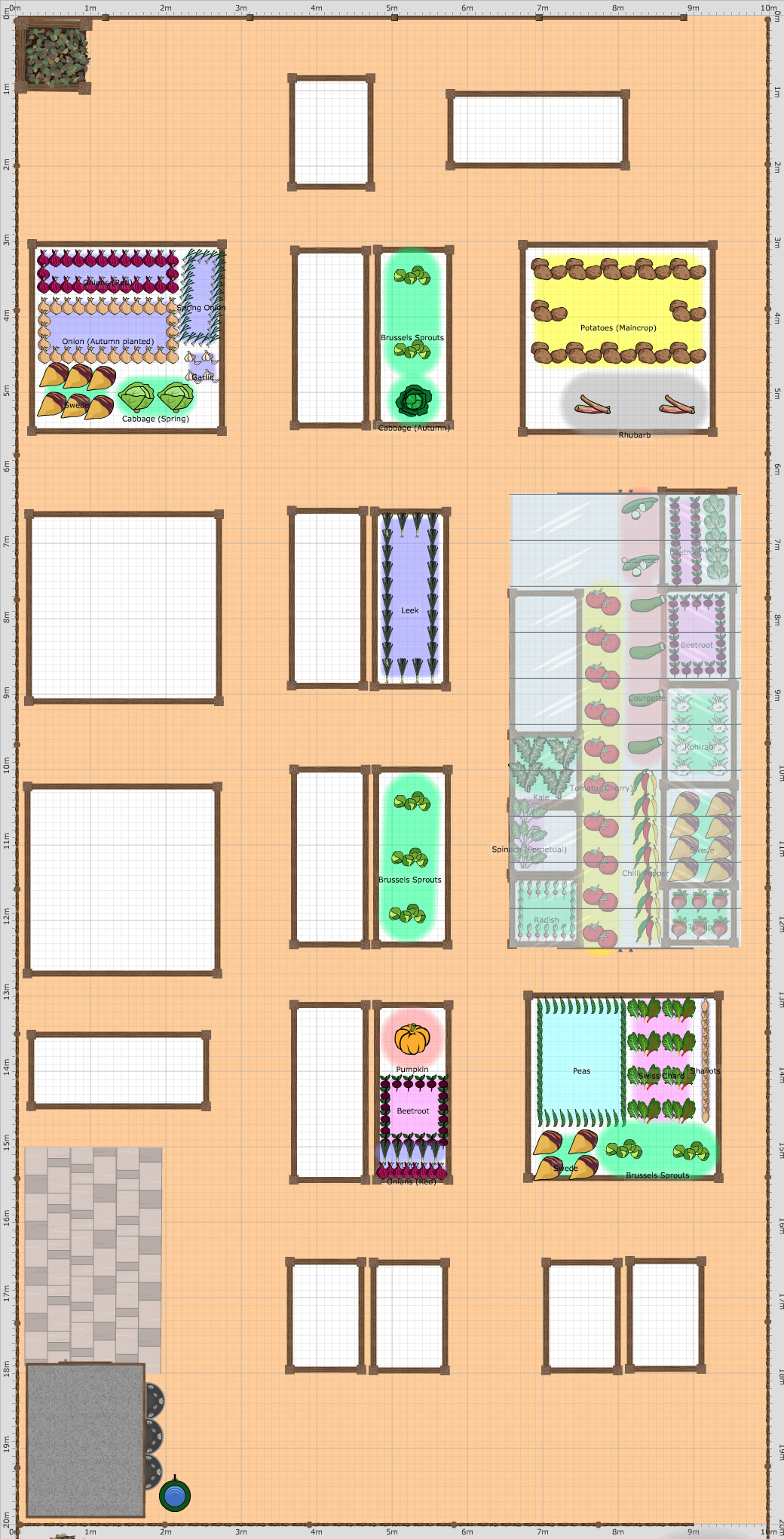 Garden Plan - 2016: Plot 50