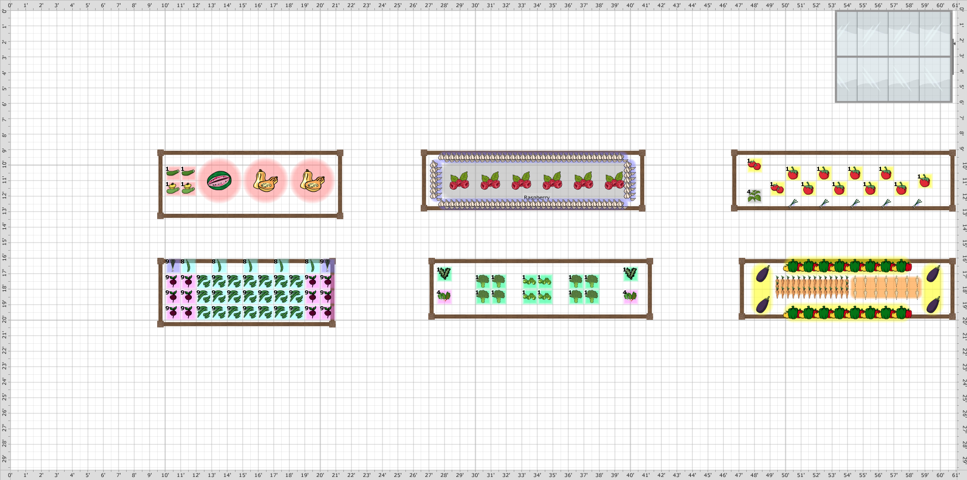 Garden Plan - 2017: Raised beds