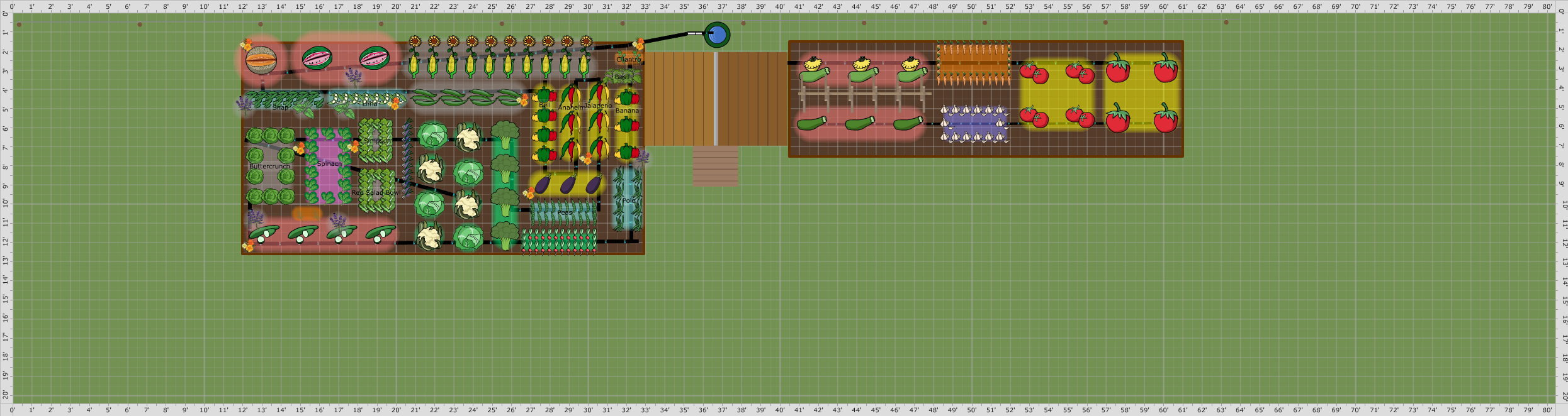Garden Plan - 2017: BACKYARD