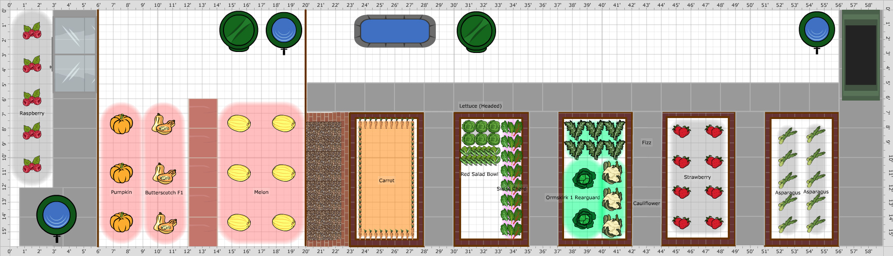 Garden Plan - 2017: Spring Grove Allotment