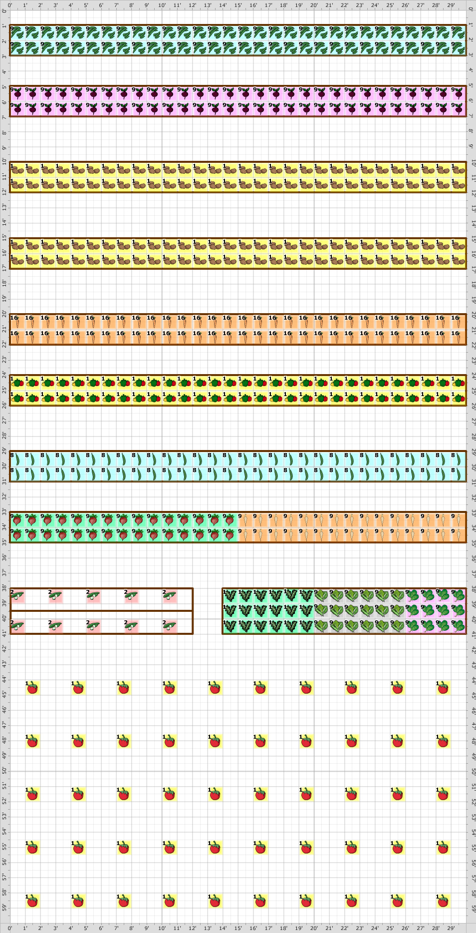 Garden Plan - 2018: CWAME Main Garden