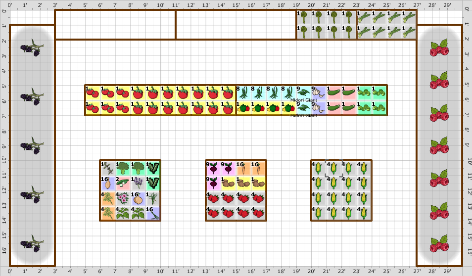 Garden Plan - 2018: Main