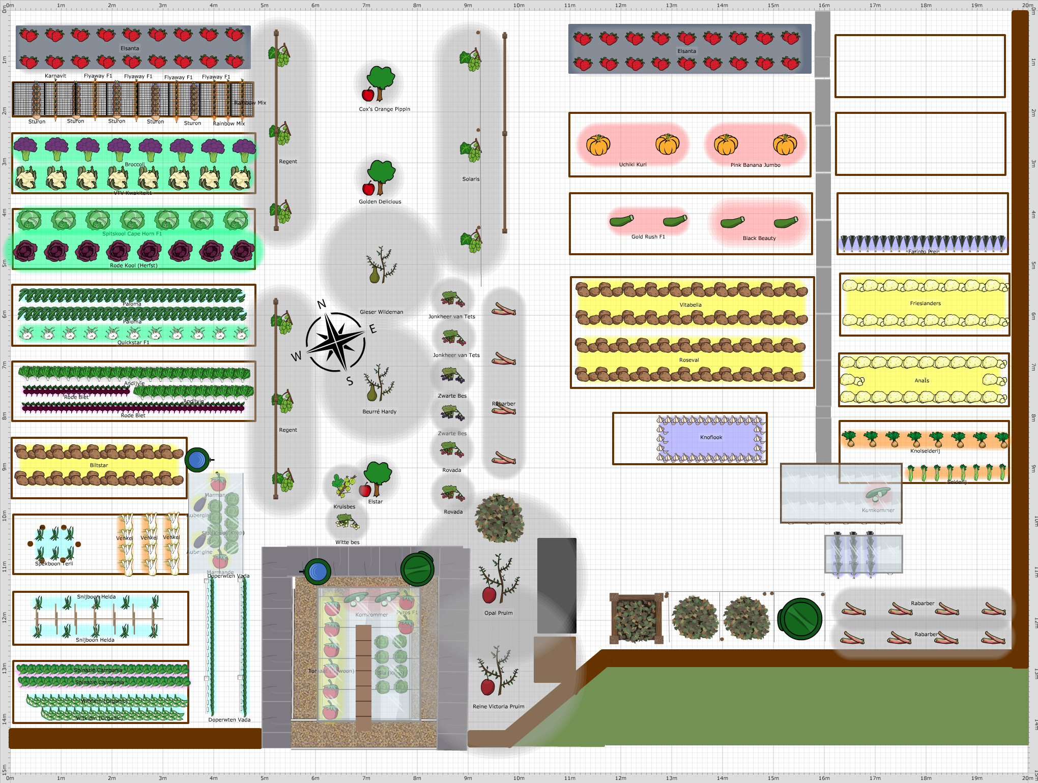 Garden Plan - 2018: Theo's Moestuin