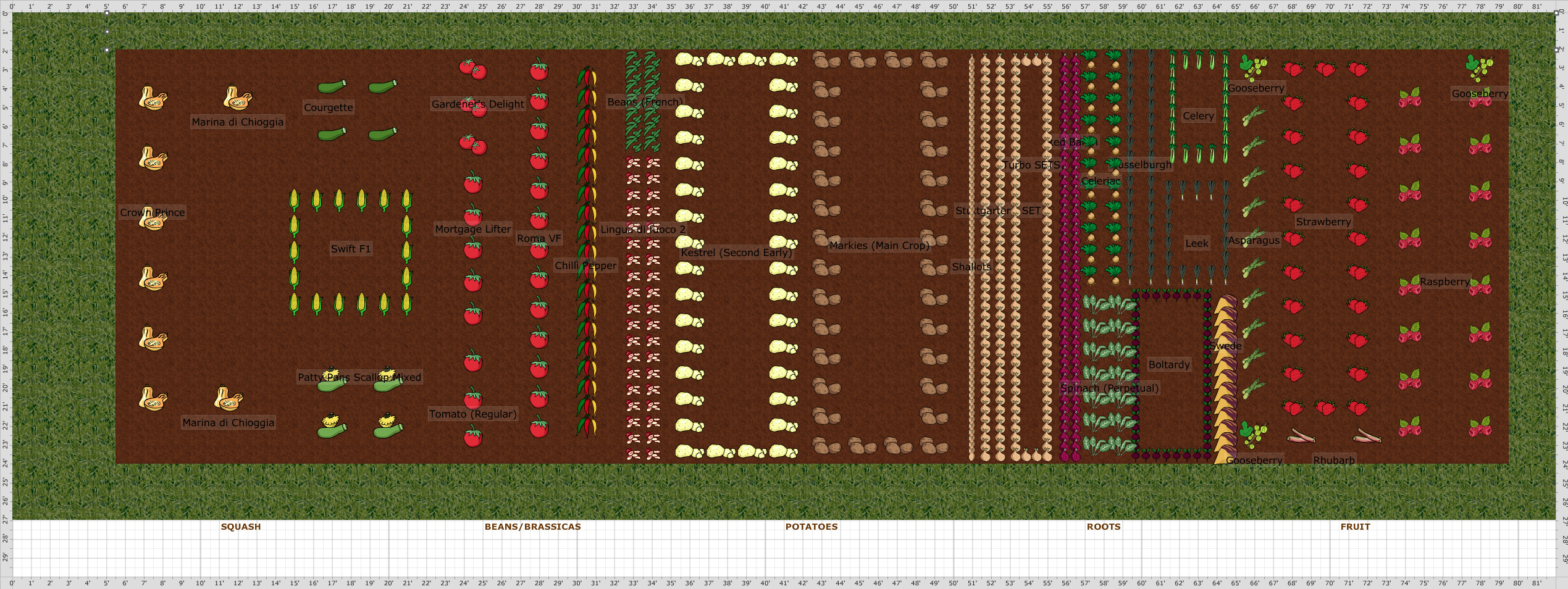 Garden Plan - 2019: Plot 12